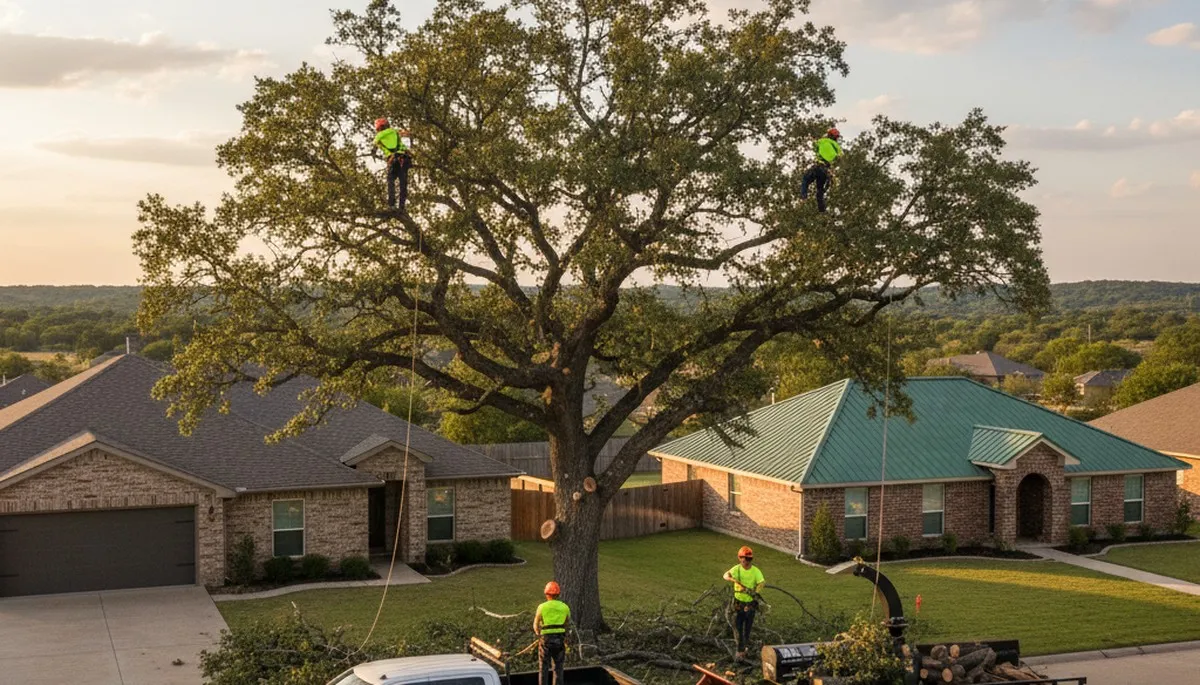 Professional tree removal service in Austin TX by certified arborists at treeservicesaustintx.com