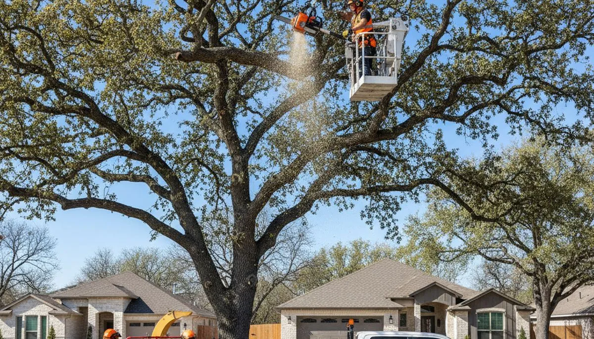 Professional tree removal service in Austin TX by certified arborists at Tree Services Austin TX